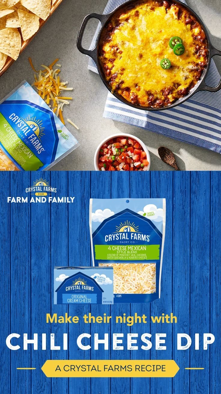 Crystal Farms Chili Cheese Dip